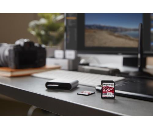 MEMORY SDXC 256GB C10/SDR2/256GB KINGSTON