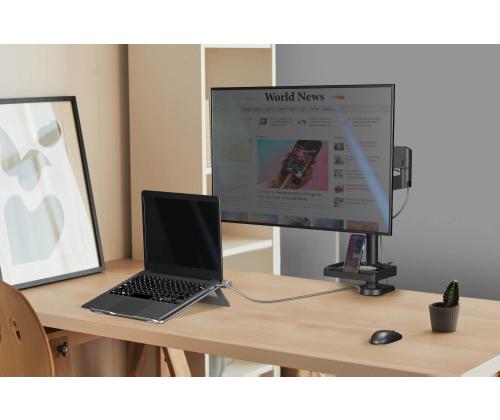 DESK MOUNT ACC ORGANIZER/BLACK A35-B ONKRON