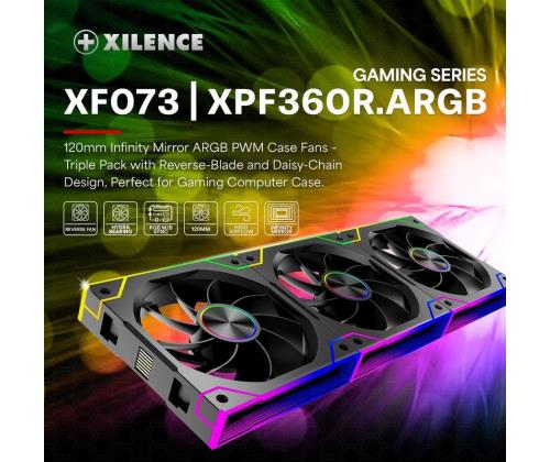 CASE FAN 120MM XPF360R.ARGB/12V XF073 XILENCE