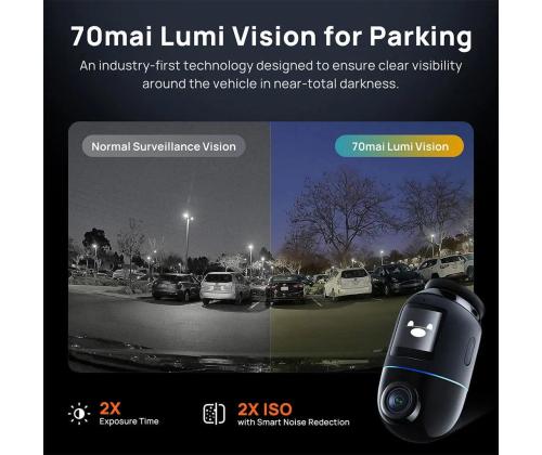 DASHCAM 4K OMNI/X800 BLACK 70MAI