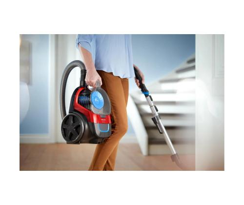 Vacuum Cleaner PHILIPS FC9330/09 Canister/Bagless 900 Watts Capacity 1.5 l Noise 76 dB Black / Red…