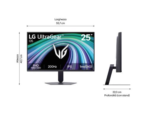 LCD Monitor LG 24.4 " 1920 x 1080 pixels Full HD Native aspect ratio 16:9 LCD Flat 25G523B-B