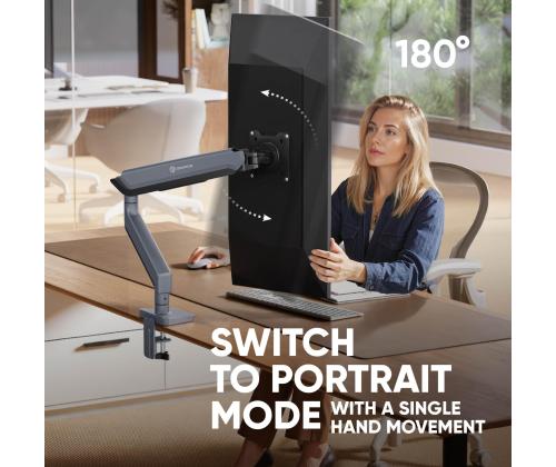MONITOR ACC DESK MOUNT/17-45" GRAPHITE G95-G ONKRON