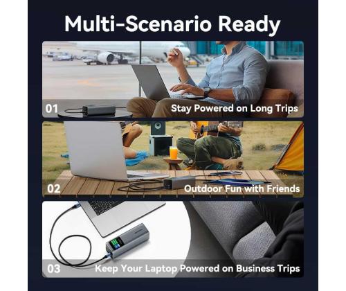 POWER BANK USB 27000MAH 140W/FKEH0 VENTION