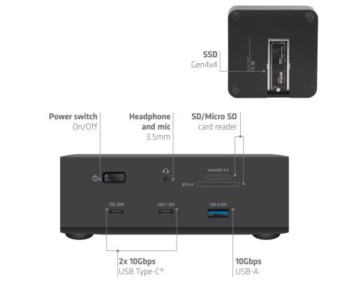 NB ACC DOCKING STATION 13-IN-1/THUNDERBOLT CSV-2562 CLUB3D