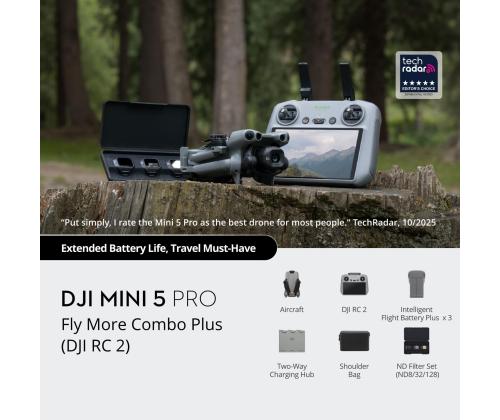 Drone DJI Mini 5 Pro Fly More Combo Plus (DJI RC 2) CP.MA.00001024