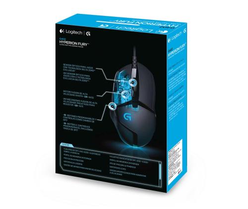 MOUSE USB OPTICAL G402/BLACK 910-004068 LOGITECH