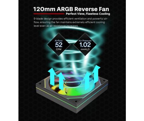 CASE FAN 120MM XPF120UR.ARGB/12V XF078 XILENCE