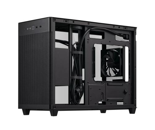 Case ASUS Prime AP201 Tempered Glass Micro Not included MicroATX MiniITX Colour Black PRIMEAP201TG