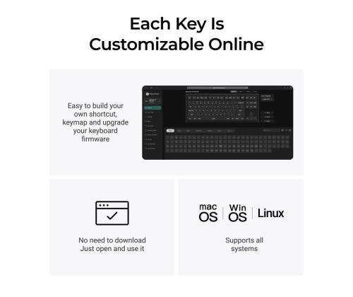 KEYBOARD WRL V3 ULTRA/BLACK V3U-D3 KEYCHRON