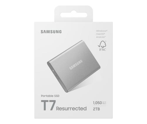 External SSD SAMSUNG Read speed 1050 MB/s Write speed 1000 MB/s 2000 GB MU-PD2T0G/WW