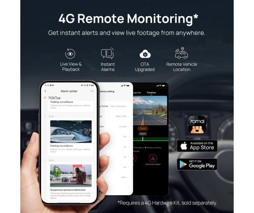 DASHCAM 4K SET/A810S-2 70MAI