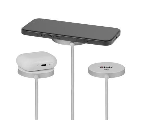 MOBILE CHARGER QI2 MAGSAFE/25W WH CAC-3026 CLUB3D