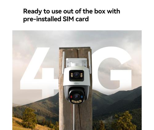 WRL CAMERA 3MP CRUISER DUAL 2C/4G IPC-S7XCP-6M1TED IMOU