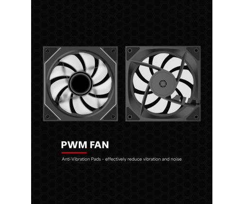 CASE FAN 120MM XPF120U.ARGB/12V XF076 XILENCE