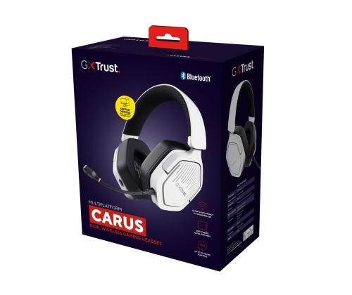 HEADSET GXT493 CARUS/WHITE 25534 TRUST