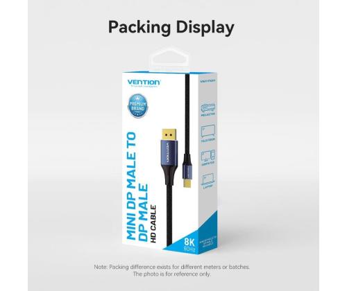 CABLE MINI DP TO DP 2M/BLUE HCFLH VENTION