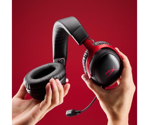 HEADSET HYPERX CLOUD III S WRL/WL BLK-RED GAM A59Z0AA HYPERX