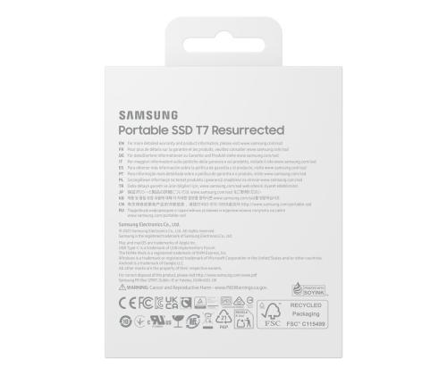 External SSD SAMSUNG Read speed 1050 MB/s Write speed 1000 MB/s 2000 GB MU-PD2T0G/WW