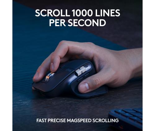 KEYBOARD +MOUSE COMBO MXKEYS S/BLACK 920-011614 LOGITECH