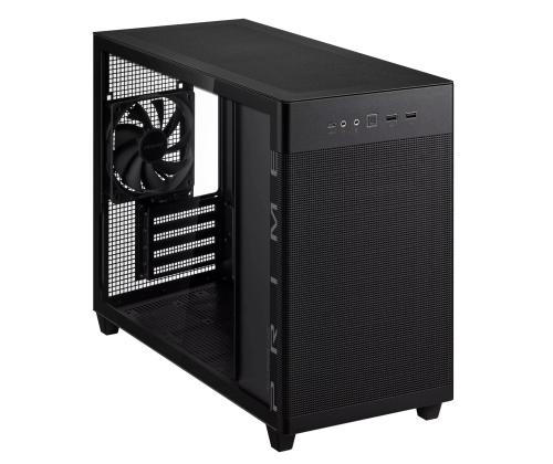 Case ASUS Prime AP201 Tempered Glass Micro Not included MicroATX MiniITX Colour Black PRIMEAP201TG