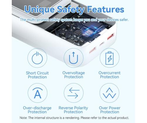 POWER BANK USB 30000MAH 22.5W/BLACK FHMB0 VENTION