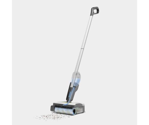 Vacuum Cleaner KARCHER dry&wet Electric broom Grey/White/Black Bagless Battery  2.3 kg 1.056-200.0