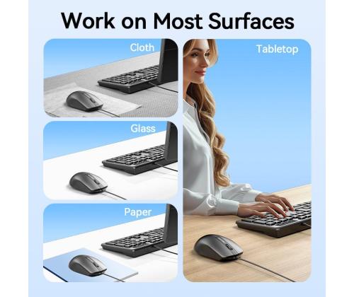 MOUSE USB OPTICAL BLACK/KTABG VENTION