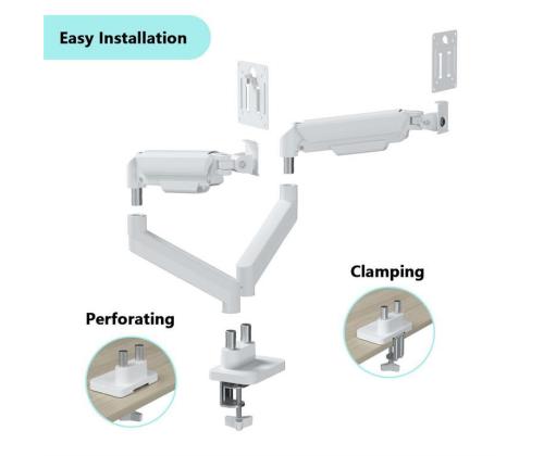 DISPLAY ACC MOUNTING ARM/DBL 17-32" MA-DA2-06-W GEMBIRD