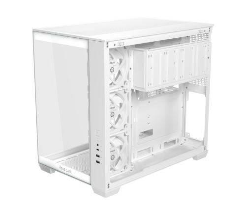 Case ASUS ATX/micro ATX/Mini-ITX White PC A32 Plus TG ARGB White 90DC00S3-B19000