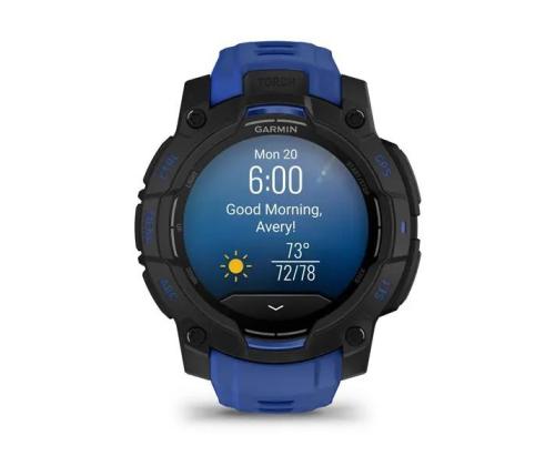 SMARTWATCH INSTINCT 3 AMOLED/BLACK 010-02936-03 GARMIN