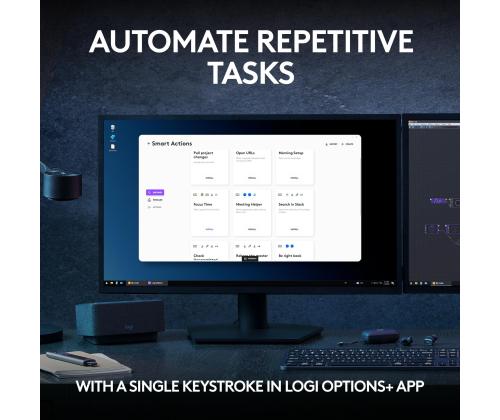 KEYBOARD +MOUSE COMBO MXKEYS S/BLACK 920-011614 LOGITECH