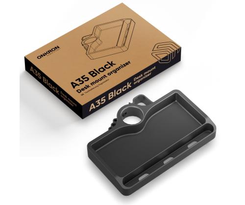 DESK MOUNT ACC ORGANIZER/BLACK A35-B ONKRON