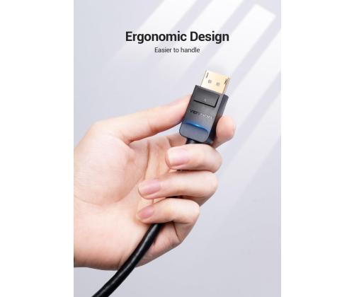 CABLE DP TO VGA 2M/BLACK HBLBH VENTION