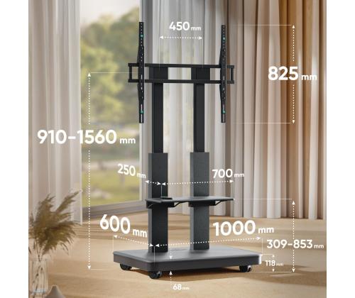 TV SET ACC MOBILE STAND/50-120/BLACK TS2811E-B ONKRON