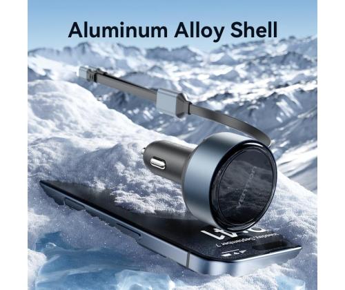 MOBILE CHARGER CAR USB/3P BLACK FFOB0 VENTION