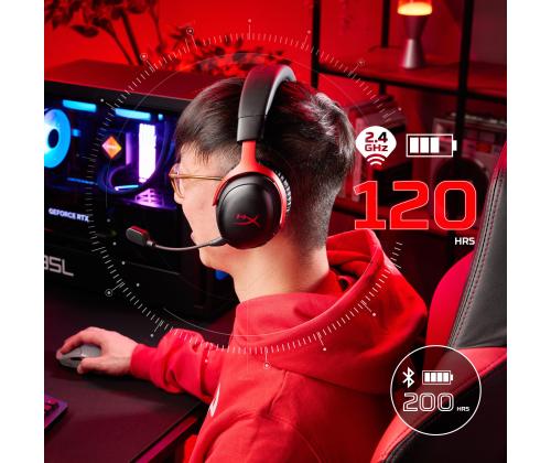 HEADSET HYPERX CLOUD III S WRL/WL BLK-RED GAM A59Z0AA HYPERX