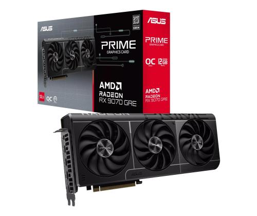 Graphics Card ASUS AMD Radeon RX 9070 GRE 2280 MHz 12 GB GDDR6 192 bit PCI Express 5.0 Active PRIME…