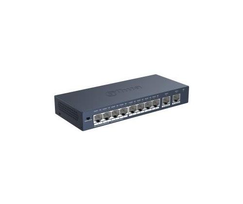 Switch DAHUA S3010-8GT-90 Switch type Unmanaged Form factor Desktop/Wall-Mounting 8xRJ-45 ports RJ…