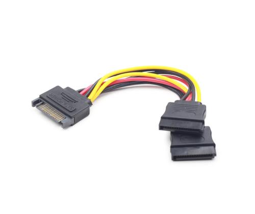 CABLE POWER SPLITTER SATA/0.15M CC-SATAM2F-01 GEMBIRD
