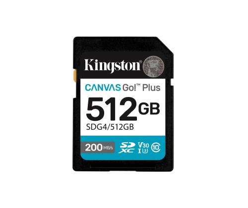 MEMORY SDXC 512GB UHS-I/SDG4/512GB KINGSTON