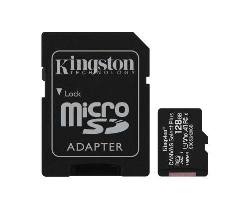 MEMORY MICRO SDXC 128GB UHS-I/W/ADAPTER SDCS2/128GB KINGSTON
