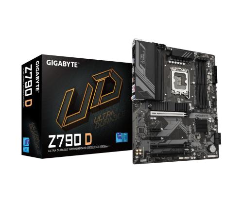 Mainboard GIGABYTE Intel Z790 LGA1700 ATX Memory DDR5 Memory slots 4 Z790D1.2