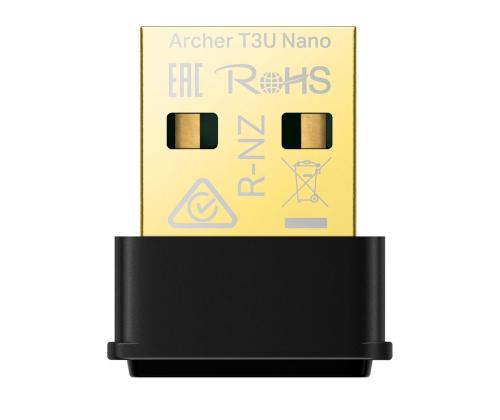 WRL ADAPTER 1300MBPS USB/ARCHER T3U NANO TP-LINK