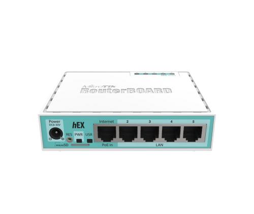 NET ROUTER 10/100/1000M 5PORT/HEX RB750GR3 MIKROTIK