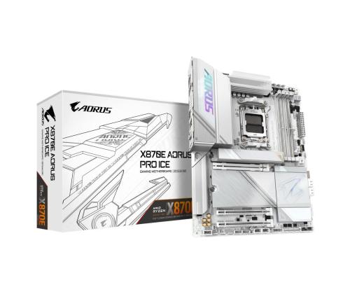 Mainboard GIGABYTE AMD X870E SAM5 ATX Memory DDR5 Memory slots 4 X870EAORUSPROICE1.1