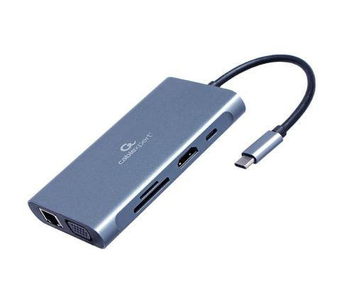 I/O ADAPTER USB-C TO HDMI/USB3/7IN1 A-CM-COMBO7-01 GEMBIRD