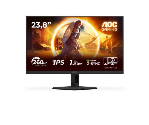 LCD Monitor AOC 23.8 " 1920 x 1080 pixels Full HD Native aspect ratio 16:9 LED Flat 24G4ZRE