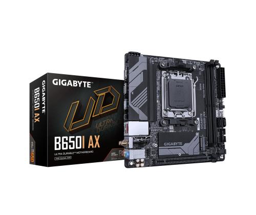 Mainboard GIGABYTE AMD B650 SAM5 Mini-ITX Memory DDR5 Memory slots 2 B650IAX1.1