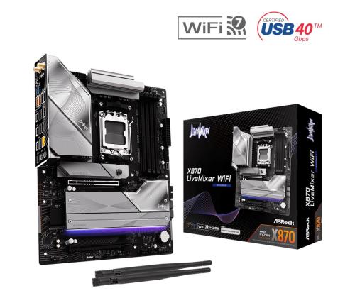 MB AMD X870 SAM5 ATX/X870 LIVEMIXER WIFI ASROCK